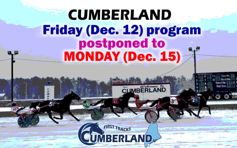 First Tracks Cumberland – Maine Harness Racing